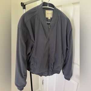Thread & Supply Charcoal Bomber Jacket